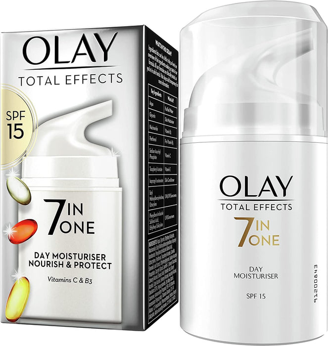 Olay Total Effects 7in1 Anti Ageing Moisturiser SPF15 With Antioxidants - 50ml