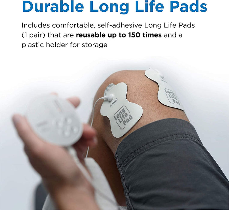 Omron Tens Machine Therapy Pads Back Electrical Muscle Stimulator Massager Pulse