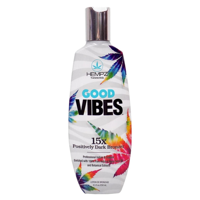 Hempz Good Vibes Tanning Lotion 15x Positively Dark Bronzer - 250ml