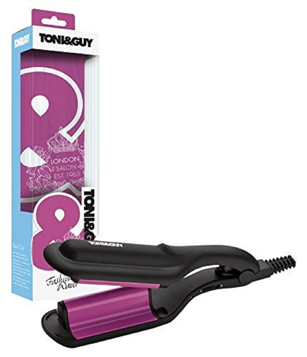 Toni & Guy Style Fix Hair Waver - Ceramic Crimping Plates - Compact Handbag Size