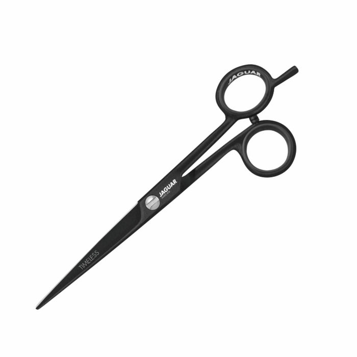 Jaguar Timeless Black Offset 6" Hairdressing Scissors - Metallic