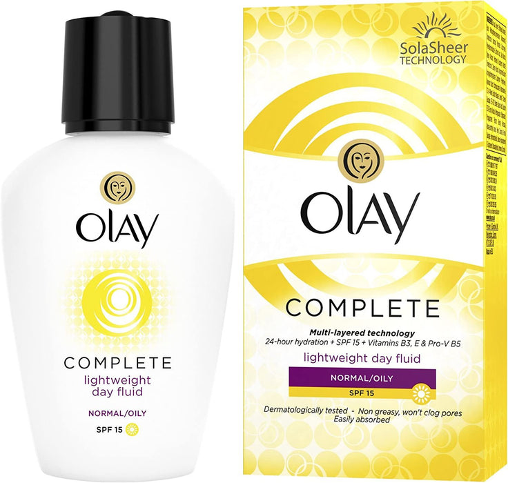 Olay Complete 3in1 Lightweight Day Fluid SPF15 Moisturiser 100 ml