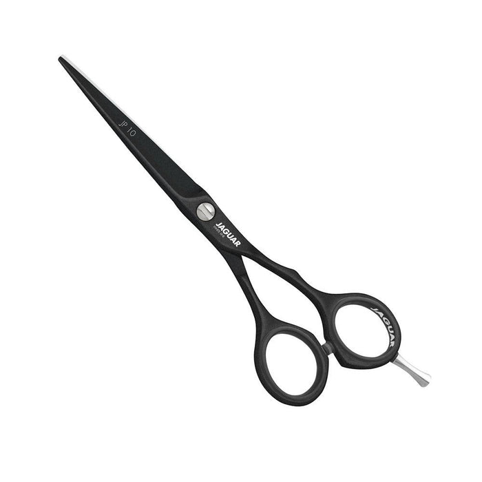 Jaguar JP10 Black Offset 6.5" Hairdressing Scissors Metallic Finish