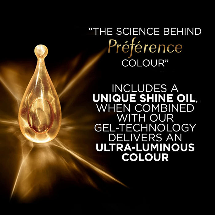 L'Oreal Preference Permanent Hair Dye Colour - 5.3 Virginia Light Golden Brown