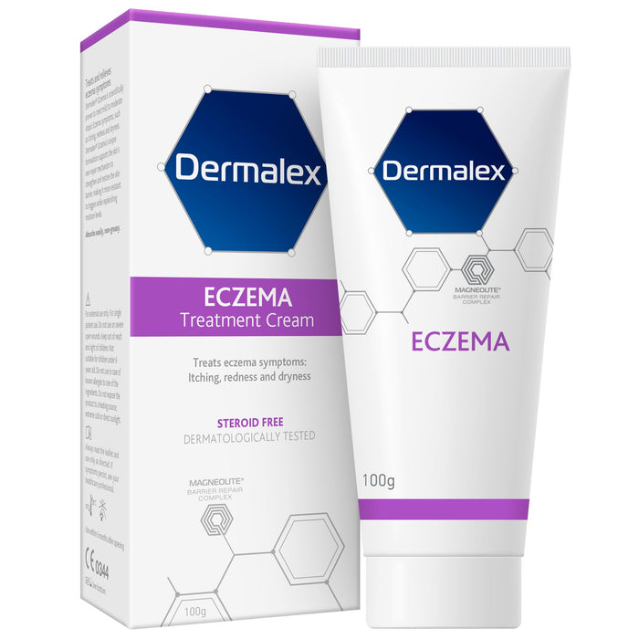 Dermalex Eczema Cream Skin Repair Moisturiser For Dry Itchy Inflamed Skin 100g