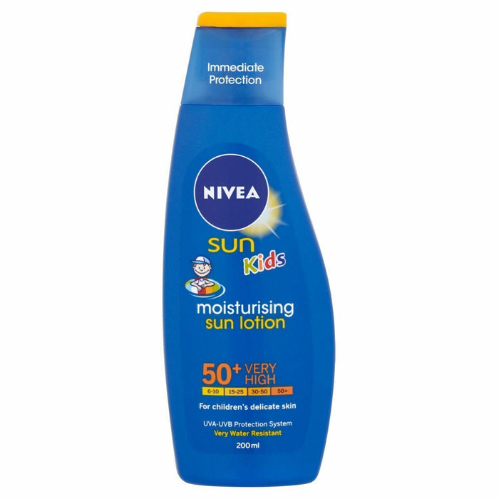 Nivea Sun Kids Moisturising Sun Lotion Cream SPF50+ - 200ml