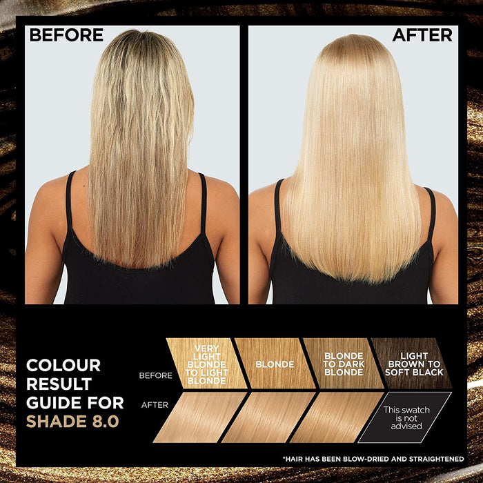 L'Oreal Preference Permanent Hair Colour Dye - 8 California Light Blonde