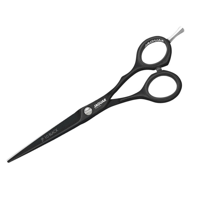 Jaguar JP10 Black Offset 6.5" Hairdressing Scissors Metallic Finish