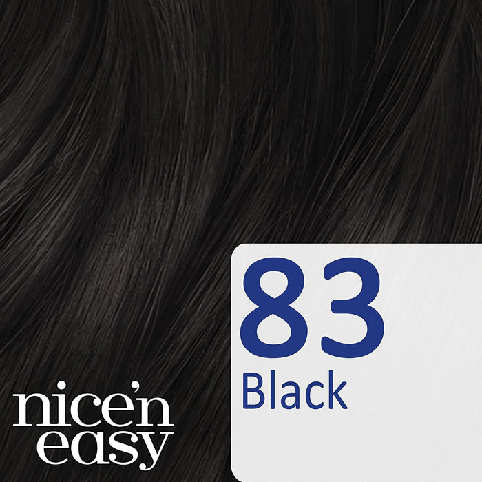 Clairol Nice & Easy Hair Colour Dye No Ammonia - 83 Natural Black