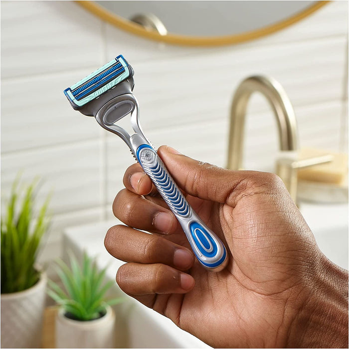 Gillette SkinGuard Mens Razor For Sensitive Skin With Precision Trimmer