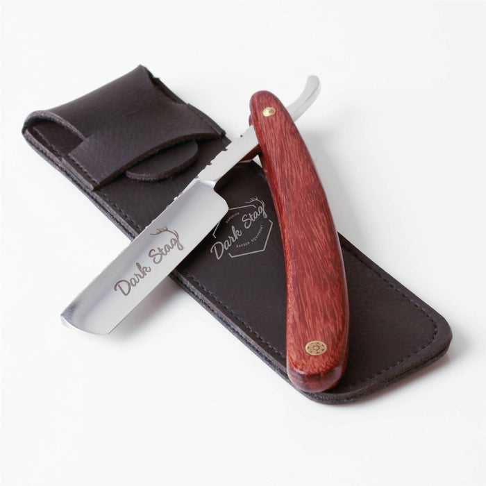 Dark Stag Barbers Cut Throat Razor High Carbon Shaving Razor