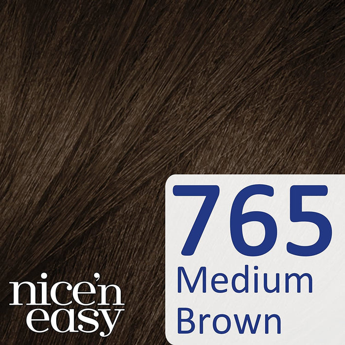 Clairol Nice & Easy Hair Colour Dye No Ammonia - 765 Medium Brown