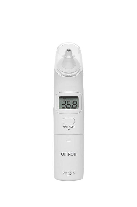 OMRON MC-520-E Gentle Temp Ear Thermometer With 9 Reading Memory And LCD Display